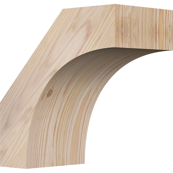 Ekena Millwork 5 1/2"W x 10"D x 10"H Westlake Smooth Knee Brace, Douglas Fir BRC06X10X10WTL00SDF - main
